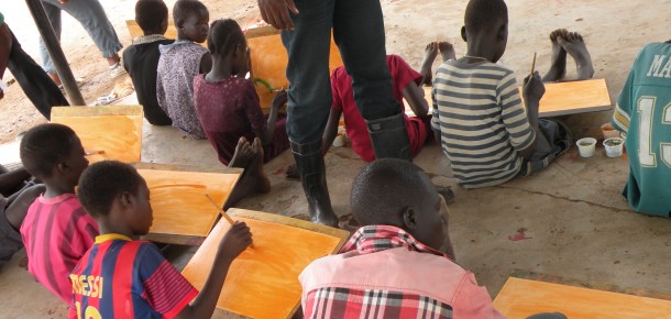 Kunstzinnig werk in Vluchtelingenkamp Kakuma